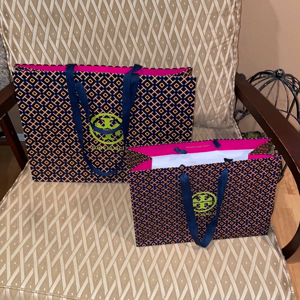 2 Tory Burch shopping bags